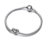 Charm Pandora Donna Pandora Moments in Argento Zirconia 792493C01 - 792493C01